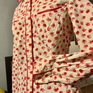 Rosie western pearl snap button top